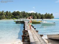 Gracie Glam Does Naked Yoga By The Ocean!