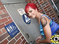 Phoenix Askani At The Glory Hole Doing Anal With A Black Guy!