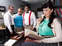 Alexis Grace Sucking And Fucking Forties Style!