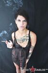 Bonnie Rotten Takes Some Time Out For A Smoke Break!