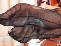 Eloa Lombard Using Her Feet To Stroke His Cock!