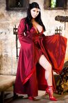 Romi Rain Queen of Thrones Lady in Red!