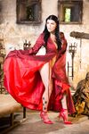 Romi Rain Queen of Thrones Lady in Red!