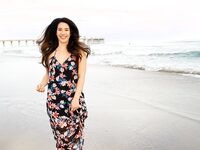 Eva Lovia Flashes Us Her Pussy While At The Beach!