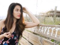 Eva Lovia Flashes Us Her Pussy While At The Beach!