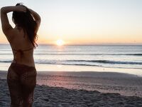 Eva Lovia Flashes Us Her Pussy While At The Beach!