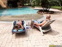 Guiliana Alexis Has Sex In And Around A Pool!