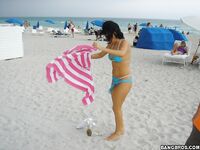 Sativa Rose Goes From The Beach To The Hotel For A Fucking!