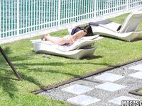 Megan Salinas Little String Bikini Gets Her Pussy Filled Up Once Again!