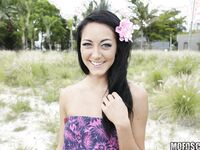 Sabrina Banks On Vacation Trying Out A New Cock!