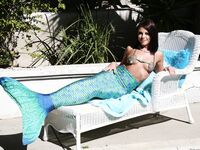 Adriana Chechik As A Mermaid Taking A Big Black Cock In Her Asshole!