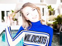 Carmen Callaway As A Sexy Cheerleader Fucking A Very Long Black Cock!