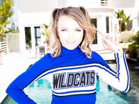 Carmen Callaway As A Sexy Cheerleader Fucking A Very Long Black Cock!