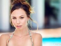Aidra Fox Gets Naughty & Nude in Bikini at the Pool!
