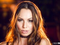 Aidra Fox Looks Stunning in the Black Lingerie and High Heels!