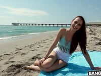 Aidra Fox Sucking A Dick On The Beach!