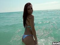 Aidra Fox Sucking A Dick On The Beach!