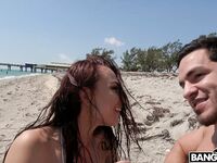 Aidra Fox Sucking A Dick On The Beach!