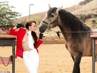 Aidra Fox Nude At A Horse Stable!