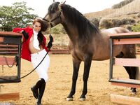 Aidra Fox Nude At A Horse Stable!