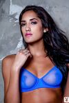 Chloe Amour In Her Sheer Blue Bra And Panties!