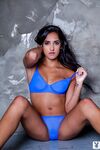 Chloe Amour In Her Sheer Blue Bra And Panties!
