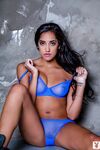 Chloe Amour In Her Sheer Blue Bra And Panties!