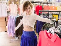 Ursa Finley Takes You Clothes Shopping With Some Flashing!