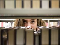 Sabrina Reyes Flashing At The Library!