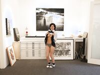 Kai Marley Flashing At A Art Gallery!