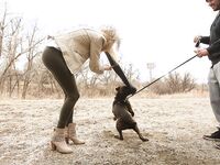 Dannell Norfolk Flashing Out In The Woods!