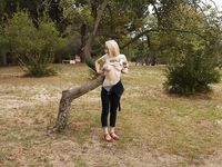 Leisel Bonnke Flashing Us In Her Sexy Overalls!