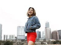 Mia Valentine Likes To Flash Her Panties!