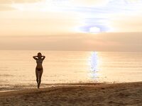 Ulyana Orsk In A String Bikini At The Beach!