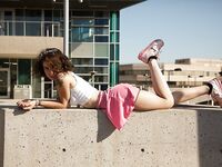 Gigi Matthews Rocking A Choker And A Garter!