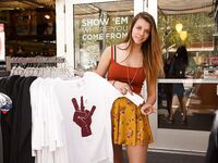 Zoey Lee Doing A Bit Of Public Flashing!