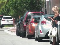 Valentina Gives Him Road Head While In Just Her String Bikini!