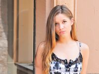 Nicole In A Long Dress With Not A Damn Thing On Underneath!