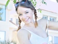 Aurora Doing A Bit Of Nude Roller Skating!