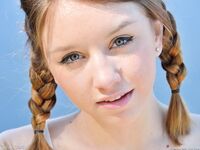 Aurora Doing A Bit Of Nude Roller Skating!