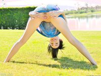 Ivy All Spread Out While Outside!