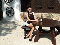 Lucy Li Outside Fucking Herself With A Wine Bottle!