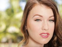 Misha Cross In Just Stocking Sucking Off Four Cocks!