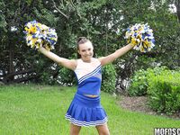 Tiff Bannister Cheerleads Herself Into A Fucking!