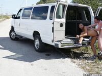 Adrian Maya Rough Sex On The Bang Bus!