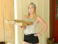 Jenna Ashley Delivers A Pizza, Her Pussy And A Blowjob!