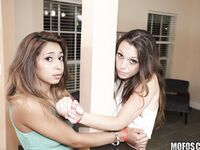 Busty Sarai Helps Her Sexy Friend Jade Get Laid!