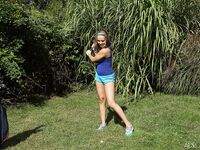 Liza Rowe Tries Golf And Ends Up Fucking Herself!