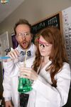 Abbey Rain Sucking And Fucking Professor Ryan!
