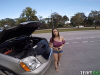 Ashley Adams Road Head And Fucking In An SUV!